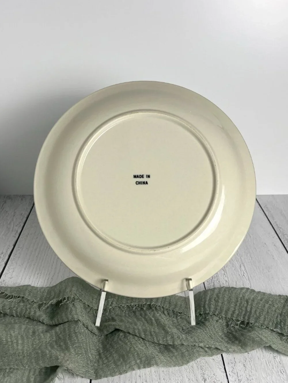 Vintage Strawberry Pie Recipe Ceramic Pie Plate 10”